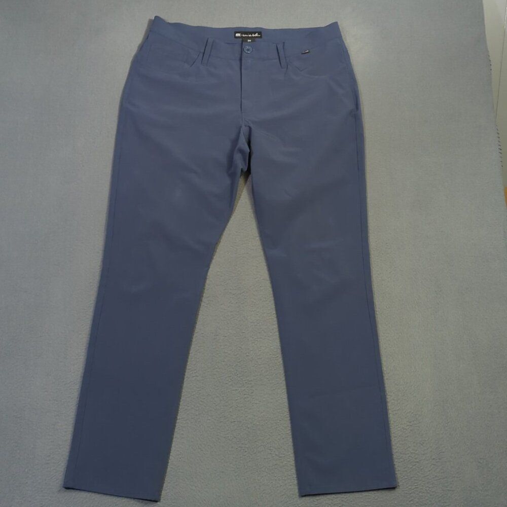 Travis Mathew Pants Men's 36 Blue Performance Golf Casual